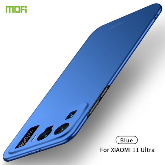 For Xiaomi Mi 11 Ultra MOFI Frosted PC Ultra-thin Hard Case(Blue) - Xiaomi Cases by MOFI | Online Shopping UK | buy2fix