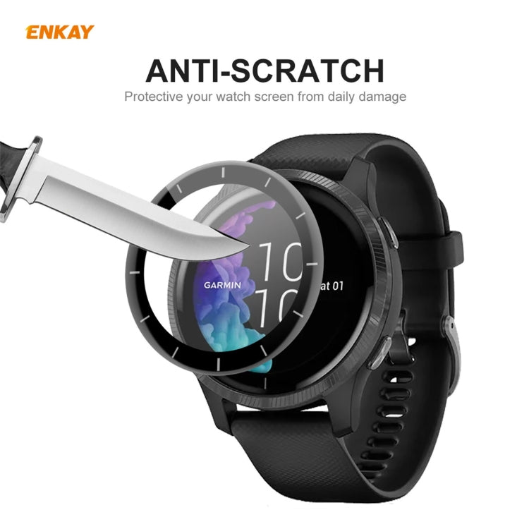 For Venu 2 / Vivoactive 4 45mm 5 PCS ENKAY Hat-Prince 3D Full Screen Soft PC Edge + PMMA HD Screen Protector Film - Screen Protector by ENKAY | Online Shopping UK | buy2fix