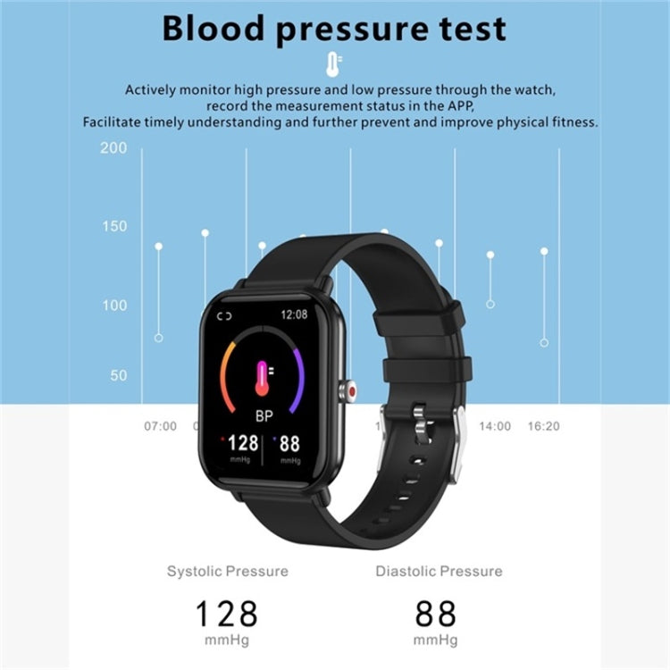 Q9pro 1.7 inch Color Screen Smart Watch, IP68 Waterproof,Support Temperature Monitoring/Heart Rate Monitoring/Blood Pressure Monitoring/Blood Oxygen Monitoring/Sleep Monitoring(Black) - Smart Wear by buy2fix | Online Shopping UK | buy2fix