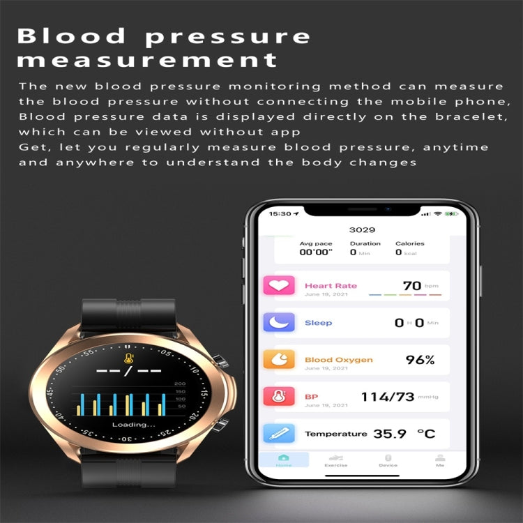 DW95 1.28 inch Color Screen Smart Watch, IP67 Waterproof,Silicone Watchband,Support Bluetooth Call/Heart Rate Monitoring/Blood Pressure Monitoring/Blood Oxygen Monitoring/Sleep Monitoring(Black) - Smart Wear by buy2fix | Online Shopping UK | buy2fix