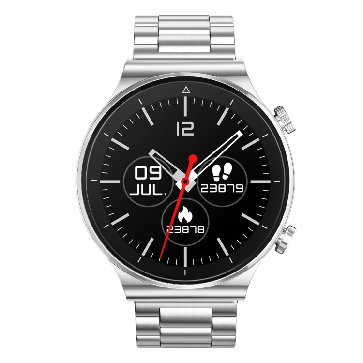 N58 IP67 1.28 inch Touch Color Screen Smart Watch(Stainless Steel Silver) - Smart Wear by buy2fix | Online Shopping UK | buy2fix