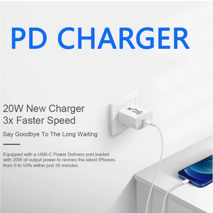 AU-20W PD USB-C / Type-C Travel Charger for Mobile Phone, AU Plug - Apple Accessories by buy2fix | Online Shopping UK | buy2fix