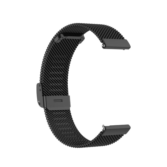 For Samsung Galaxy Gear 2 R380 Milan Metal Steel Mesh Buckle Watch Band(Black) - Smart Wear by buy2fix | Online Shopping UK | buy2fix