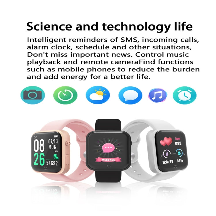 D20L 1.3 inch IP67 Waterproof Color Screen Smart Watch(Green) - Smart Wear by buy2fix | Online Shopping UK | buy2fix