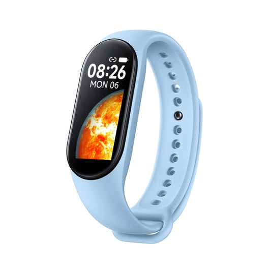 M7 0.96 inch Color Screen Smart Watch,Support Heart Rate Monitoring/Blood Pressure Monitoring(Light Blue) - Smart Wear by buy2fix | Online Shopping UK | buy2fix