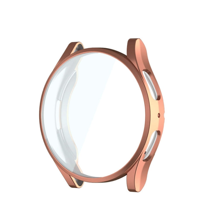 For Samsung Galaxy Watch5 44mm ENKAY Hat-Prince Full Coverage Electroplated Soft TPU Case(Rose Gold) - Smart Wear by ENKAY | Online Shopping UK | buy2fix