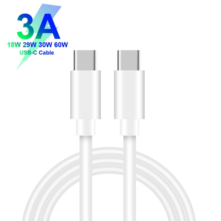 45W PD3.0 + 2 x QC3.0 USB Multi Port Charger with Type-C to Type-C Cable, EU Plug(White) - Mobile Accessories by buy2fix | Online Shopping UK | buy2fix