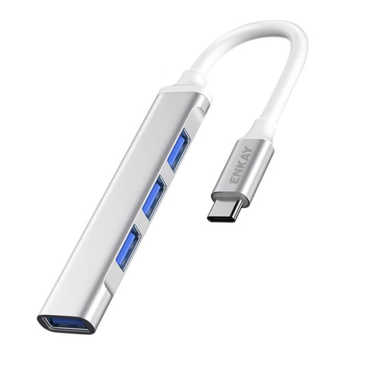 ENKAY Hat-Prince ENK-AT114 4 Ports USB 3.0 Splitter Multi-Ports Expansion HUB Extender Connector Adapter, Interface:Type-C - Computer & Networking by ENKAY | Online Shopping UK | buy2fix