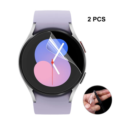 2 PCS For Samsung Galaxy Watch5 40mm ENKAY Hat-Prince Full Screen Coverage TPU Soft Film - Screen Protector by ENKAY | Online Shopping UK | buy2fix