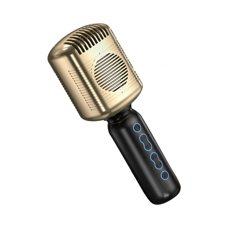 KM600 Wireless Microphone TWS Handheld Noise Reduction Smart Bluetooth-compatible Condenser Mic Music Player for Singing(Gold) - Consumer Electronics by buy2fix | Online Shopping UK | buy2fix