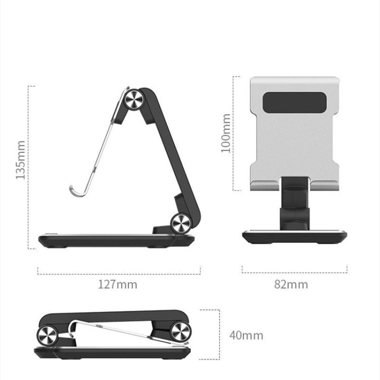 TM06 Folding Tablet Holder Adjustable Smartphone Tablet Holder - Desktop Holder by buy2fix | Online Shopping UK | buy2fix