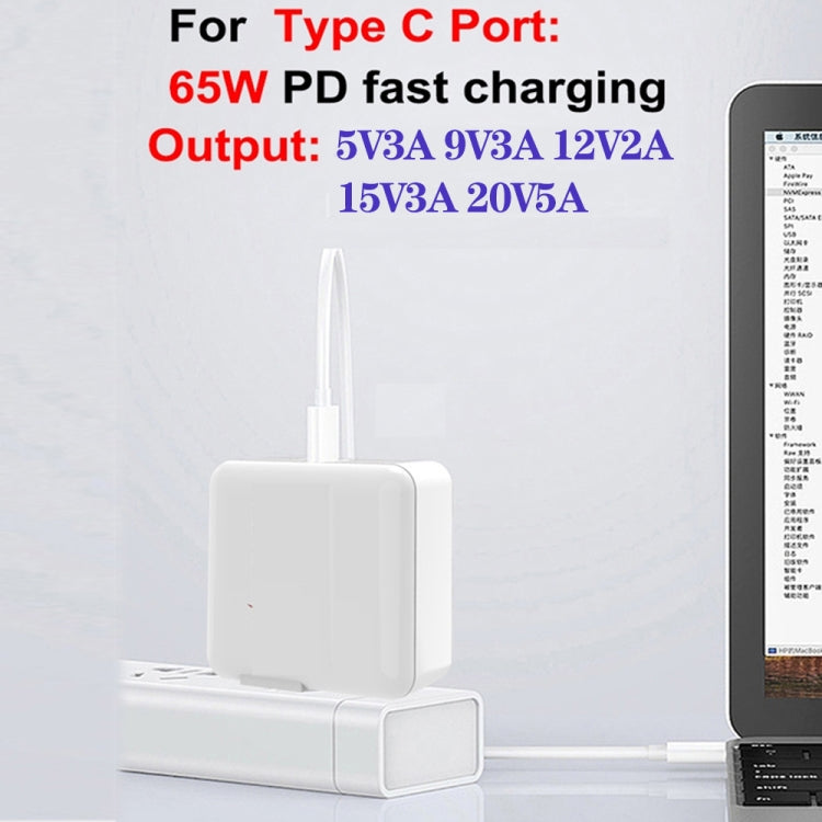 GaN 100W Dual USB + Dual USB-C/Type-C Multi Port Charger for Apple MacBook Series US / EU / UK / AU Plug - Cable & Adapter by buy2fix | Online Shopping UK | buy2fix