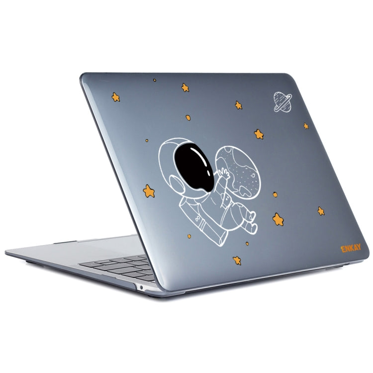 For MacBook Pro 13.3 A1706/A1989/A2159 ENKAY Hat-Prince 3 in 1 Spaceman Pattern Laotop Protective Crystal Case with TPU Keyboard Film / Anti-dust Plugs, Version:US(Spaceman No.5) - MacBook Pro Cases by ENKAY | Online Shopping UK | buy2fix