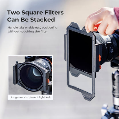 K&F CONCEPT SKU.1811 Square Filter Holder System X Pro Kit For Camera Lens - Camera Accessories by K&F | Online Shopping UK | buy2fix