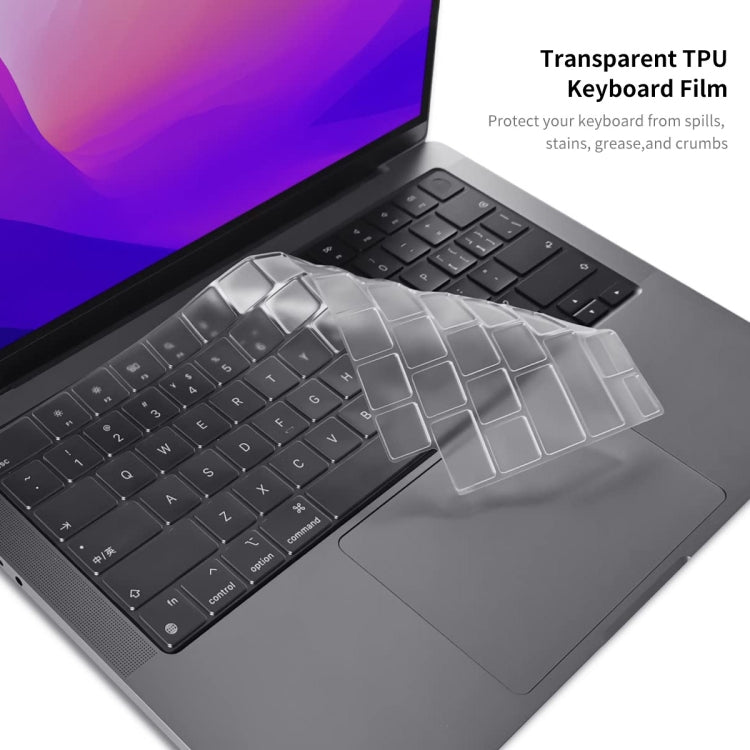 For MacBook Air 13.3 2018 A1932 ENKAY Hat-Prince 3 in 1 Protective Bracket  Case Cover Hard Shell with TPU Keyboard Film / Anti-dust Plugs, Version:EU(Grey) - MacBook Air Cases by ENKAY | Online Shopping UK | buy2fix