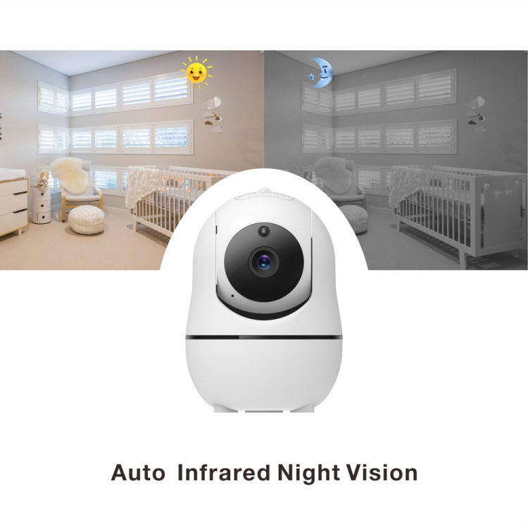 SM50 5 inch Baby Monitor 360-Degree Rotating Wireless Camera Night Vision Intercom Lullaby Monitor(US Plug) - Security by buy2fix | Online Shopping UK | buy2fix