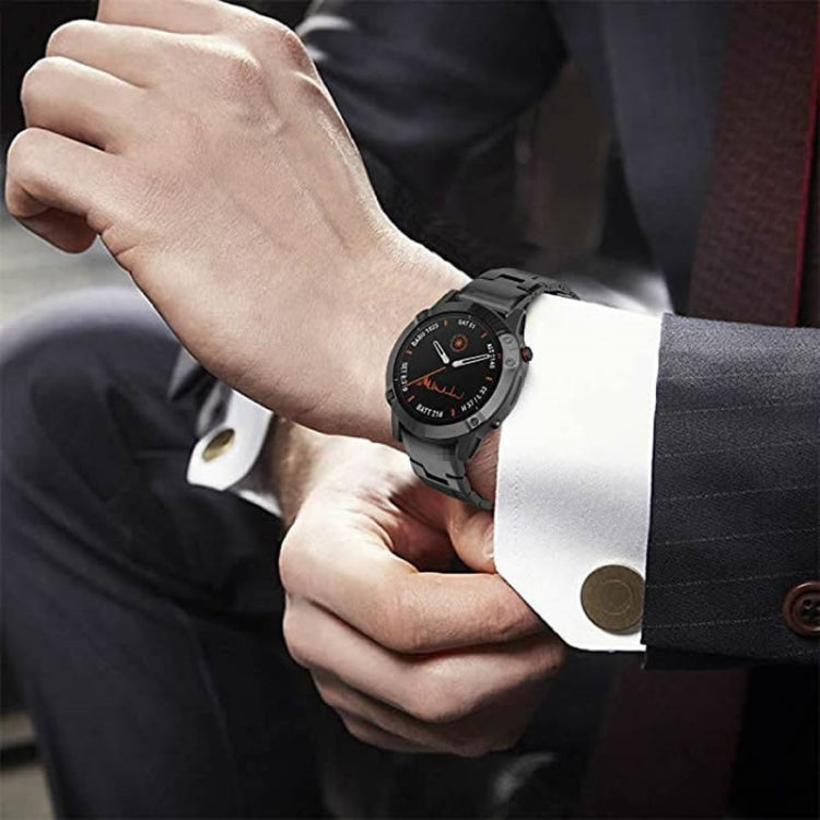 For Garmin EPIX Gen 2 22mm Titanium Alloy Quick Release Watch Band(Black) - Watch Bands by buy2fix | Online Shopping UK | buy2fix