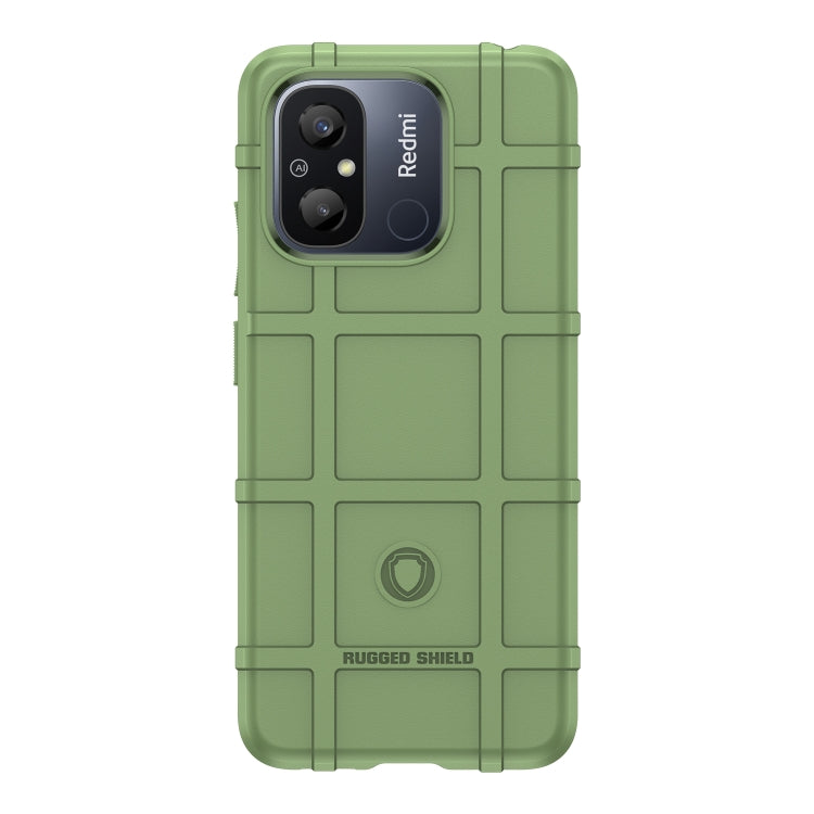 For Xiaomi Redmi 12C Full Coverage Shockproof TPU Case(Green) - Xiaomi Cases by buy2fix | Online Shopping UK | buy2fix