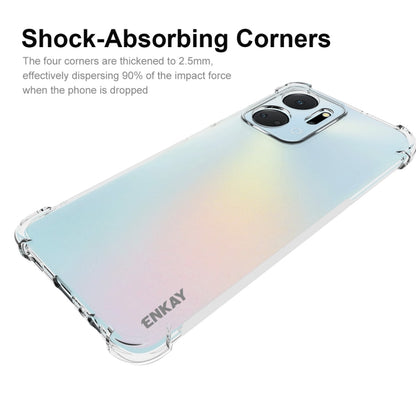 For Honor X7A 4G Global ENKAY Hat-Prince Clear TPU Shockproof Phone Case - Honor Cases by ENKAY | Online Shopping UK | buy2fix