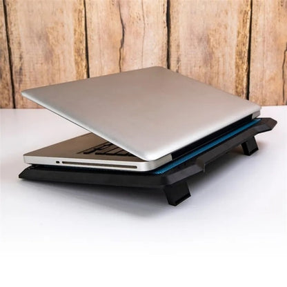 S200 Dual Silent Cooling Fan Portable Slim Notebook Cooling Pad for Laptop(Blue) -  by buy2fix | Online Shopping UK | buy2fix