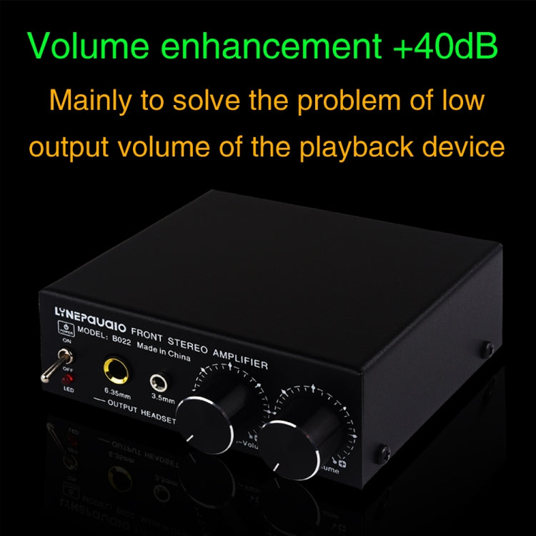 Pre-Stereo Signal Amplifier Volume Booster Headphones Active Speaker Preamp Audio Amplifier - Consumer Electronics by buy2fix | Online Shopping UK | buy2fix