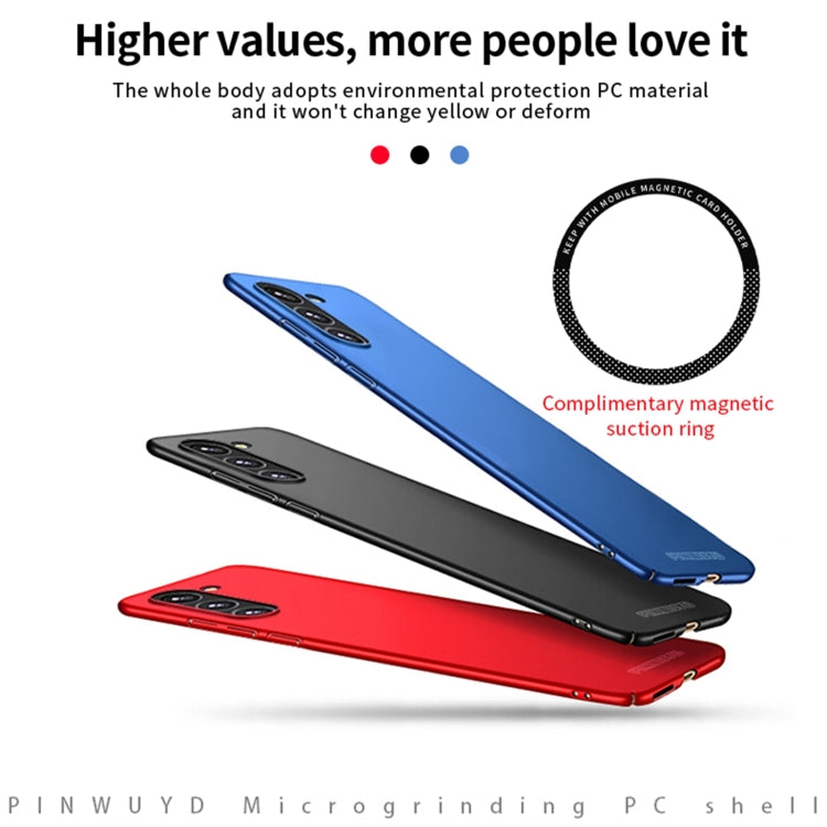 For Samsung Galaxy S23+ 5G PINWUYO Magnetic Magsafe Frosted PC Ultra-thin Hard Phone Case(Red) - Galaxy S23+ 5G Cases by PINWUYO | Online Shopping UK | buy2fix