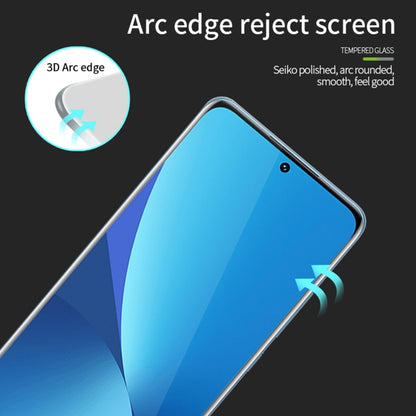 For Honor 90 MOFI 9H 3D Hot Bending Tempered Glass Film(Black) - Honor Tempered Glass by MOFI | Online Shopping UK | buy2fix