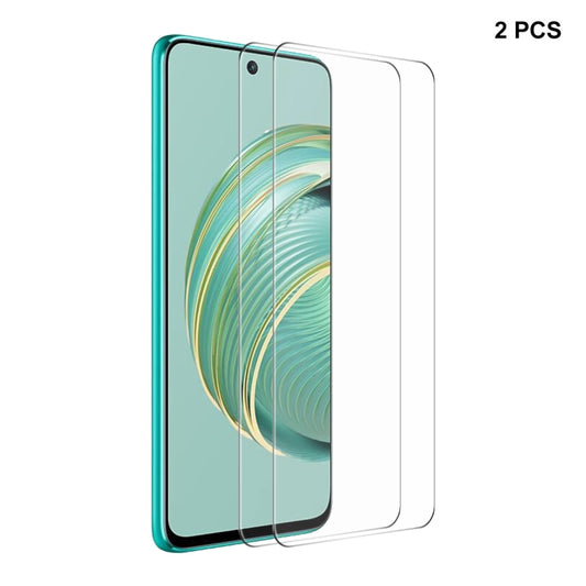 For Huawei Nova 10z 2pcs ENKAY 0.26mm 9H 2.5D High Aluminum-silicon Tempered Glass Film - Huawei Tempered Glass by ENKAY | Online Shopping UK | buy2fix