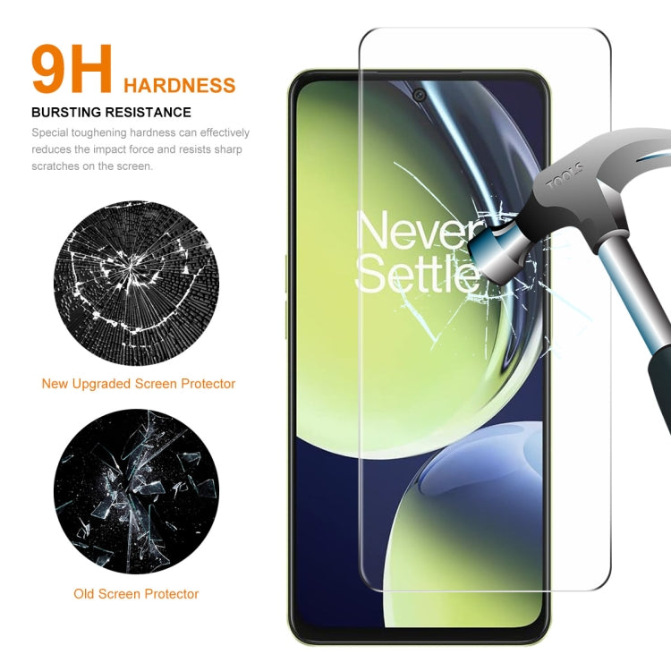 For OnePlus Nord CE 3 Lite 2pcs ENKAY 0.26mm 9H 2.5D High Aluminum-silicon Tempered Glass Film - OnePlus Tempered Glass by ENKAY | Online Shopping UK | buy2fix