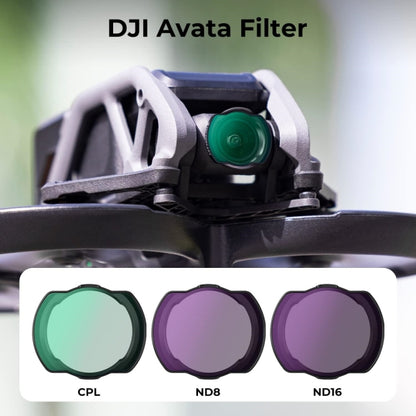 For DJI Avata K&F Concept SKU.1979 Filters Kit Drone Filter CPL ND8 ND16 Camera Optical Glass Lens - Mavic Lens Filter by K&F | Online Shopping UK | buy2fix