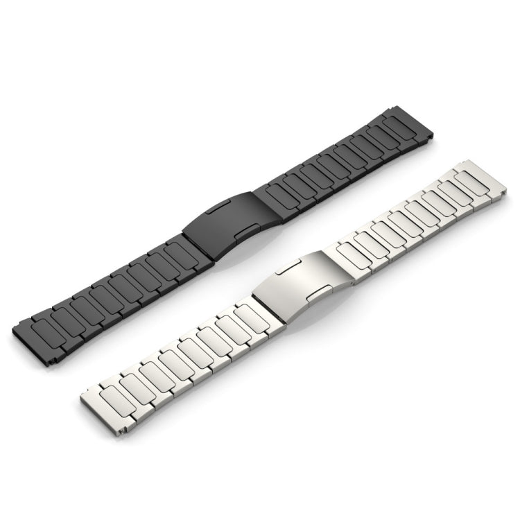 For Garmin Venu 2 22mm I-Shaped Titanium Alloy Watch Band(Grey) - Watch Bands by buy2fix | Online Shopping UK | buy2fix