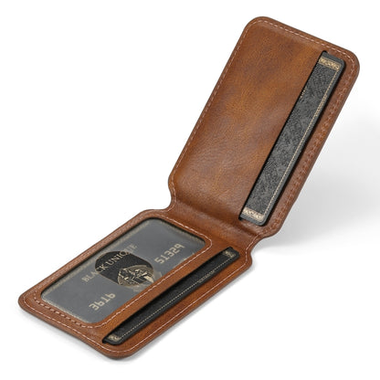 For Google Pixel 8a Suteni H15 Oil Eax Leather MagSafe Detachable Wallet Back Phone Case(Brown) - Google Cases by Suteni | Online Shopping UK | buy2fix