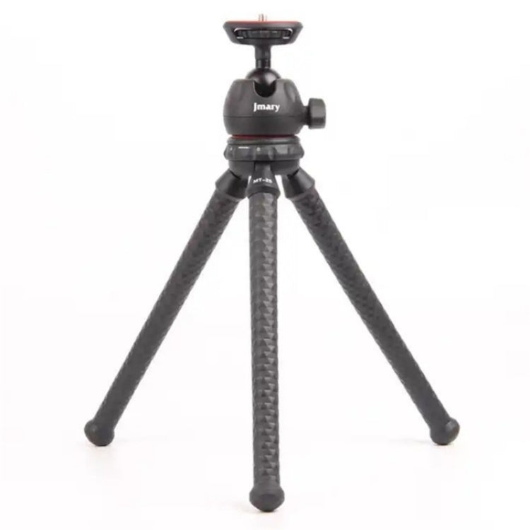 JMARY MT25 Portable Black With Phone Holder Ball Head Selfie Stick Flexible Octopus Tripod - Tripods by Jmary | Online Shopping UK | buy2fix