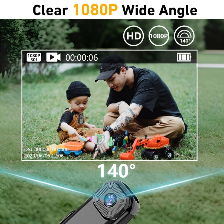 L11 Action Cam Sport DV Video Recording Pocket Camera 0.96 inch 1080P Mini Camera(Black) - Video Cameras by buy2fix | Online Shopping UK | buy2fix