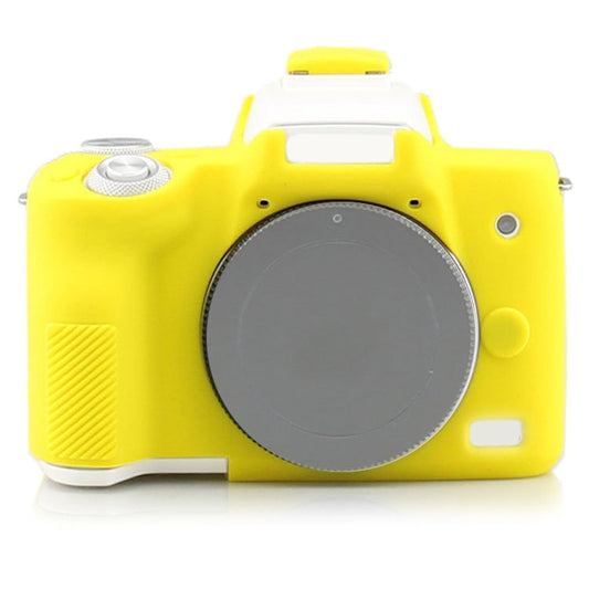 Richwell  Silicone Armor Skin Case Body Cover Protector for Canon EOS M50 Body Digital Camera(Yellow) - Camera Accessories by Richwell | Online Shopping UK | buy2fix