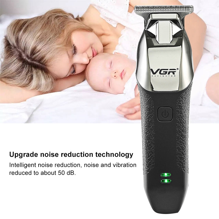 VGR V-171 5W USB Portable Push White Electric Clippers - Hair Trimmer by VGR | Online Shopping UK | buy2fix