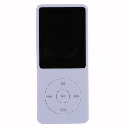 Fashion Portable LCD Screen FM Radio Video Games Movie MP3 MP4 Player Mini Walkman, Memory Capacity:8GB(White) - Consumer Electronics by buy2fix | Online Shopping UK | buy2fix