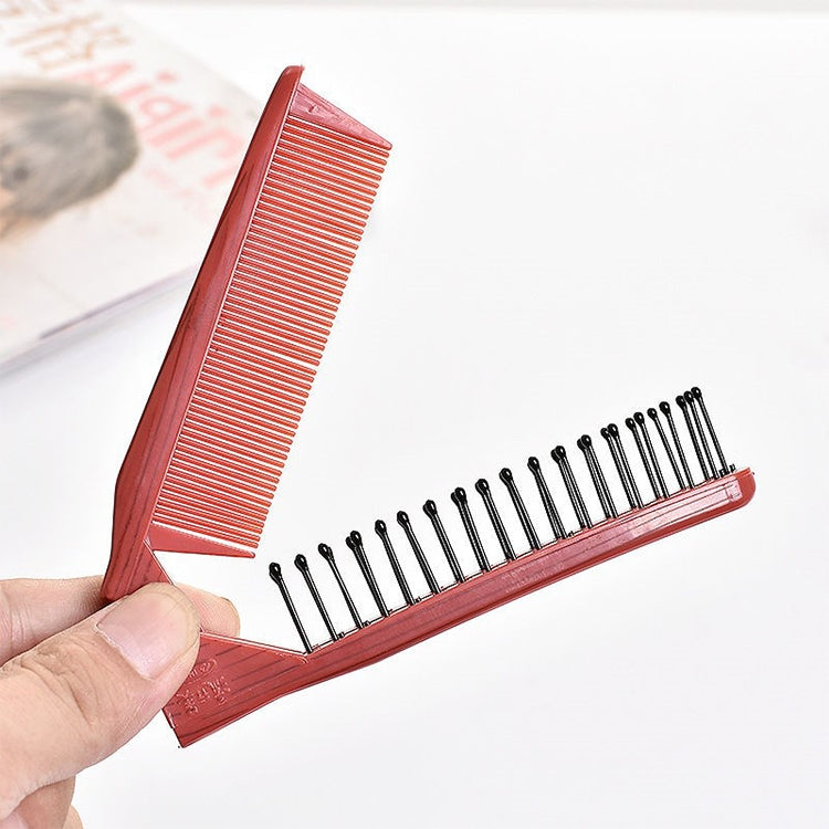 Portable Travel Folding Comb Anti-static Massage Comb(Purple) - Hair Trimmer by buy2fix | Online Shopping UK | buy2fix