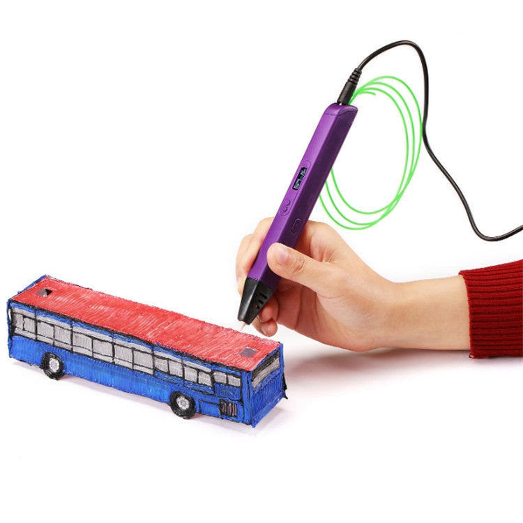 RP800A Childrens Educational Toys 3D Printing Pen, Plug Type:US Plug(Purple) - Consumer Electronics by buy2fix | Online Shopping UK | buy2fix