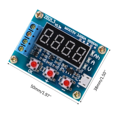 ZB2L3 Battery Capacity Tester 1.2-12V 18650 Li-ion Lithium Lead-acid Battery Capacity Meter Discharge Tester Analyzer - Consumer Electronics by buy2fix | Online Shopping UK | buy2fix