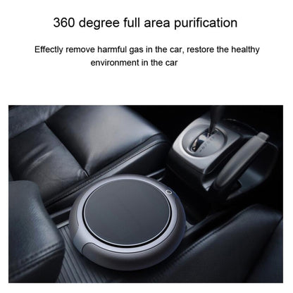 Intelligent Formaldehyde Removal Haze Negative Ion Solar Car Air Purifier(Gold) - Air Purifier by buy2fix | Online Shopping UK | buy2fix