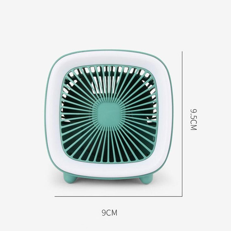 USB Rechargeable Desktop Fan Multifunctional Handheld Pocket Fan(Green) - Consumer Electronics by buy2fix | Online Shopping UK | buy2fix