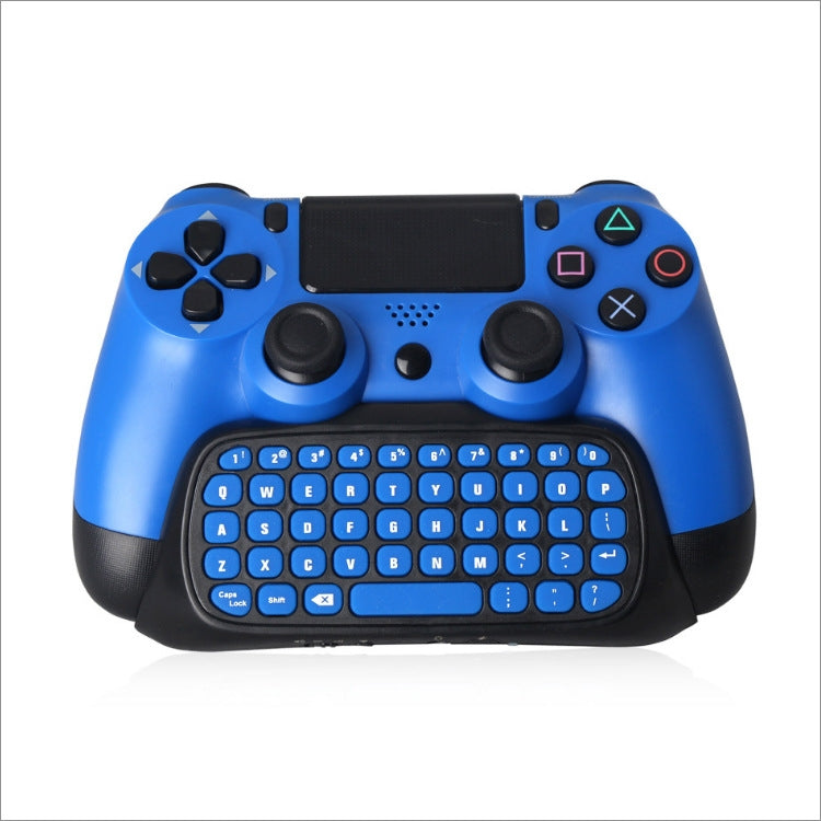 DOBE TP4-022 2.4G Wireless Controller Keyboard ABS Game Keyboard for PS4 / Slim(Blue) - Gamepads by DOBE | Online Shopping UK | buy2fix