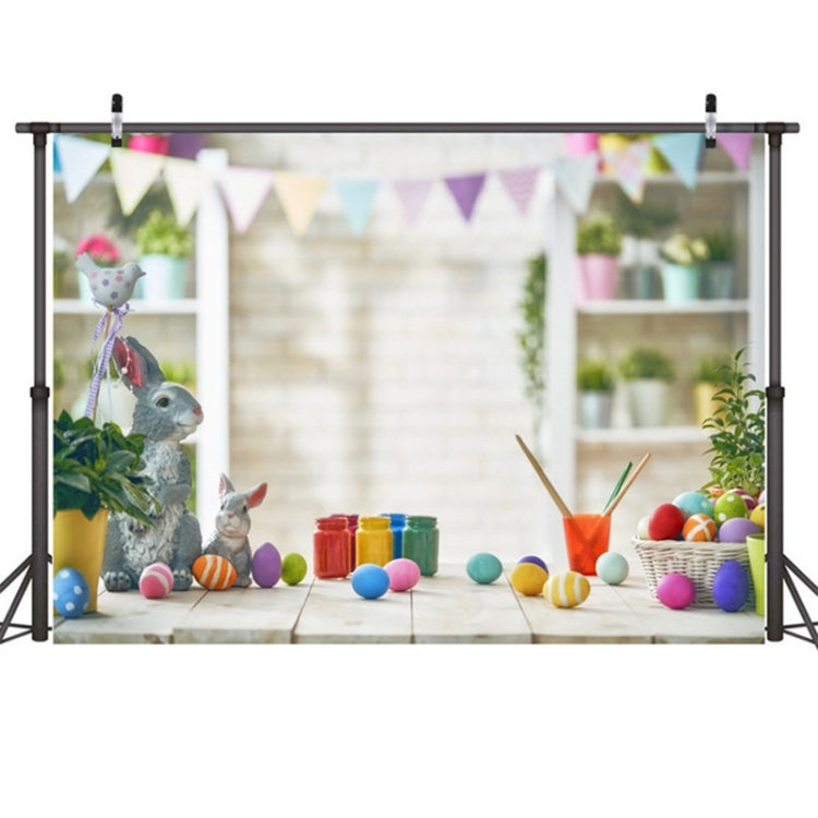 2.1m x 1.5m Easter Bunny Children Birthday Party Cartoon Photography Background Cloth(W-116) - Camera Accessories by buy2fix | Online Shopping UK | buy2fix