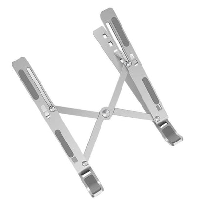 Aluminum Alloy Couch Notebook Mount Sofa Foldable Laptop Stand(Silver) - Computer & Networking by buy2fix | Online Shopping UK | buy2fix