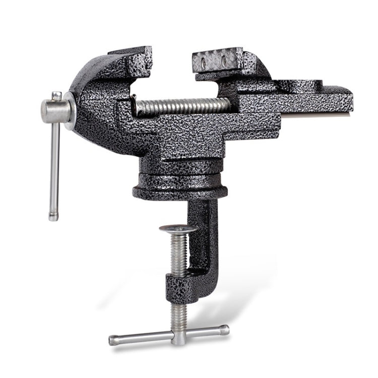 360-Degree Rotating Small Vise Table Flat Universal Table Clamp, Random Color Delivery, Size:65mm - Others by buy2fix | Online Shopping UK | buy2fix