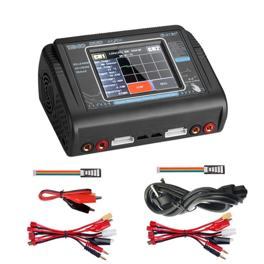 HTRC T240 Touch Balance Model Airplane Lithium Battery Charger Remote Control Car Toy B6 Charger, EU Plug - Toys & Hobbies by HTRC | Online Shopping UK | buy2fix