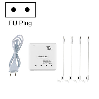 For DJI Mavic Mini Charger Battery USB 6 in 1 Hub Intelligent Battery Controller Charger, Plug Type:EU Plug - DJI & GoPro Accessories by buy2fix | Online Shopping UK | buy2fix