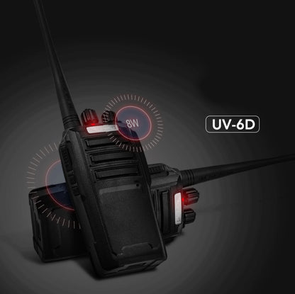 Baofeng BF-UV6D Civil Hotel Outdoor Construction Site Mobile High-power Walkie-talkie, Plug Specifications:UK Plug - Handheld Walkie Talkie by Baofeng | Online Shopping UK | buy2fix