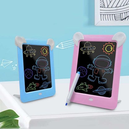 LED Luminous Drawing Board Electronic Fluorescent Writing Board Children Light Painting Message Board(Blue) -  by buy2fix | Online Shopping UK | buy2fix